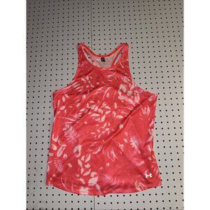 Under Armour Women’s L Coral Split Back Racerback Running Tank Top